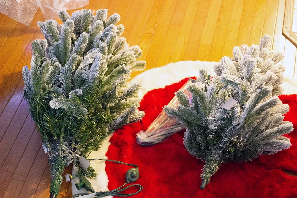 Why Flocked Christmas Trees Remind Us of An Old-Fashioned Christmas
