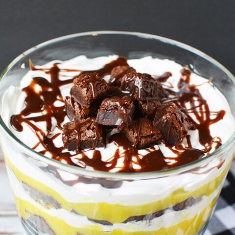 Brownie Trifle Recipe-image