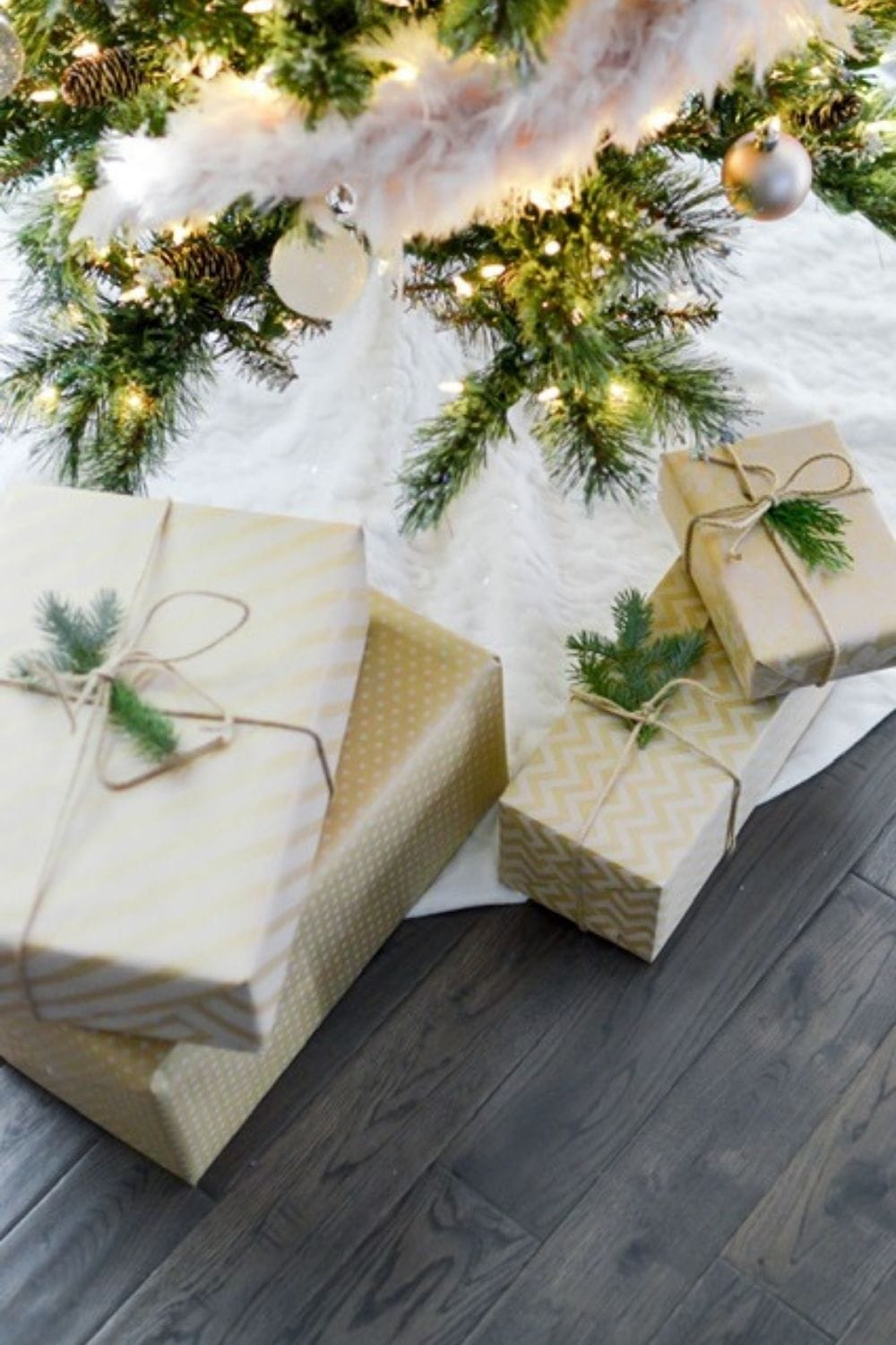 Gifts under a tree