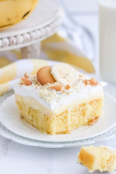 Banana Poke Cake Recipe | Pudding, Whipped Topping, & YUM!