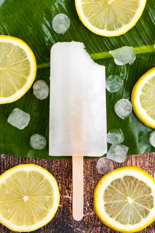 Homemade Lemon Popsicles Recipe Only 3 Ingredients