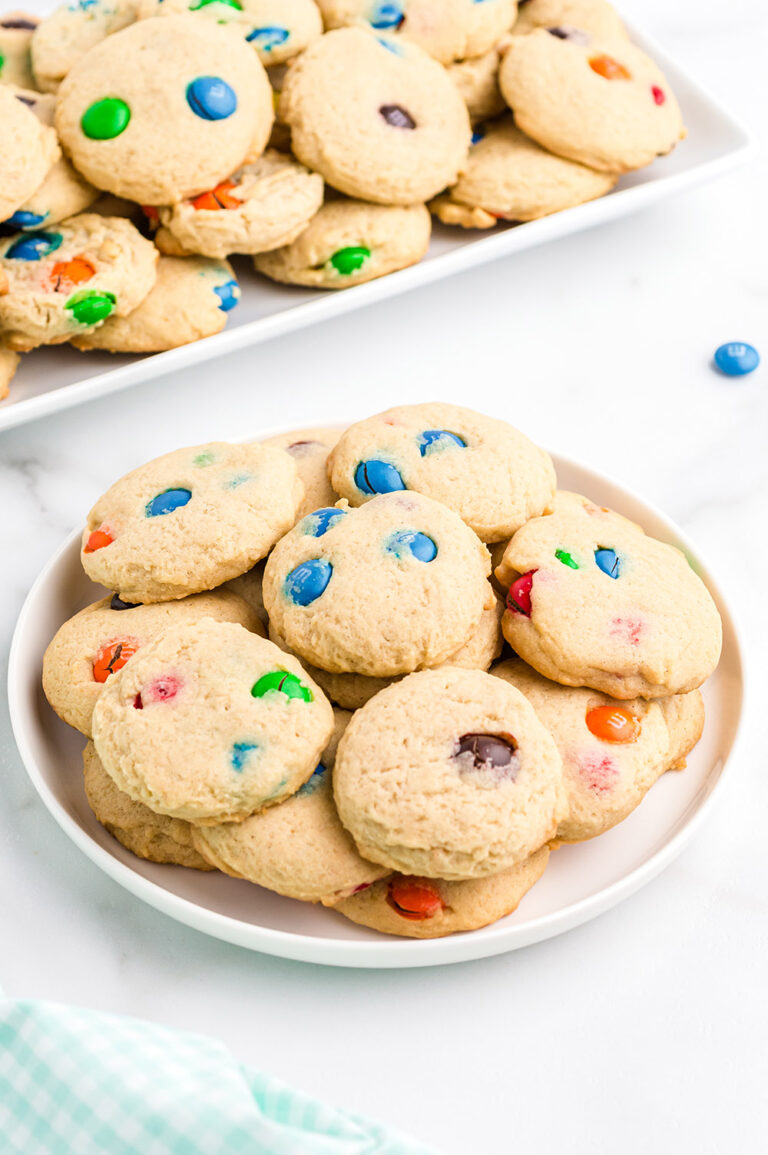 The Best M&M Cookies – Sugar Cookies with M&Ms