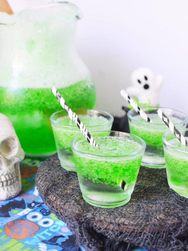 Goblin Goo Halloween Punch - A Magical Mess