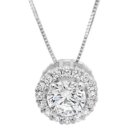 Moissanite Solitaire Pendant