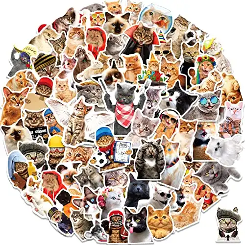 200 Cat Stickers