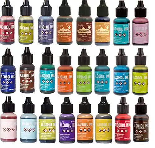 Tim Holtz Adirondack Alcohol Ink 24 bottle Mega Set