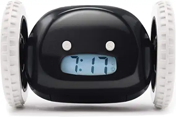 Alarm Clock on Wheels