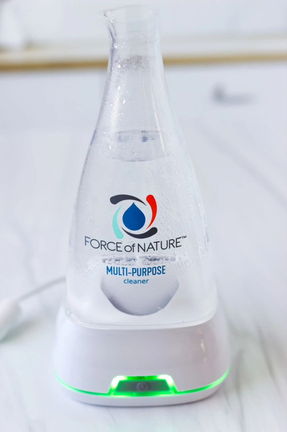 Force of Nature cleaner on the electrolyzer device.