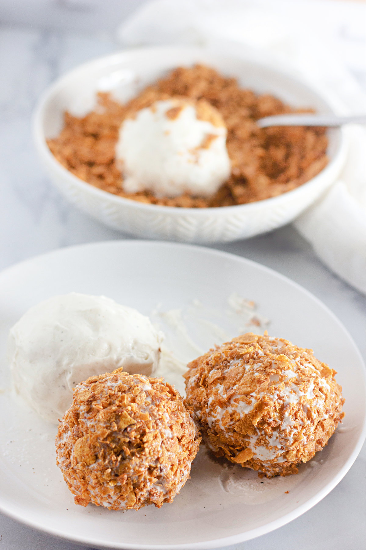Honey nut cornflake ice cream recipe - BBC Food