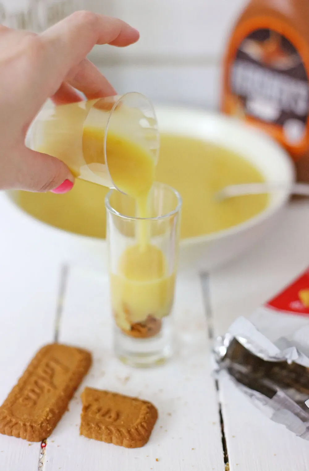 RumChata™ Jello Shots in Cookie Shot Glasses Recipe 