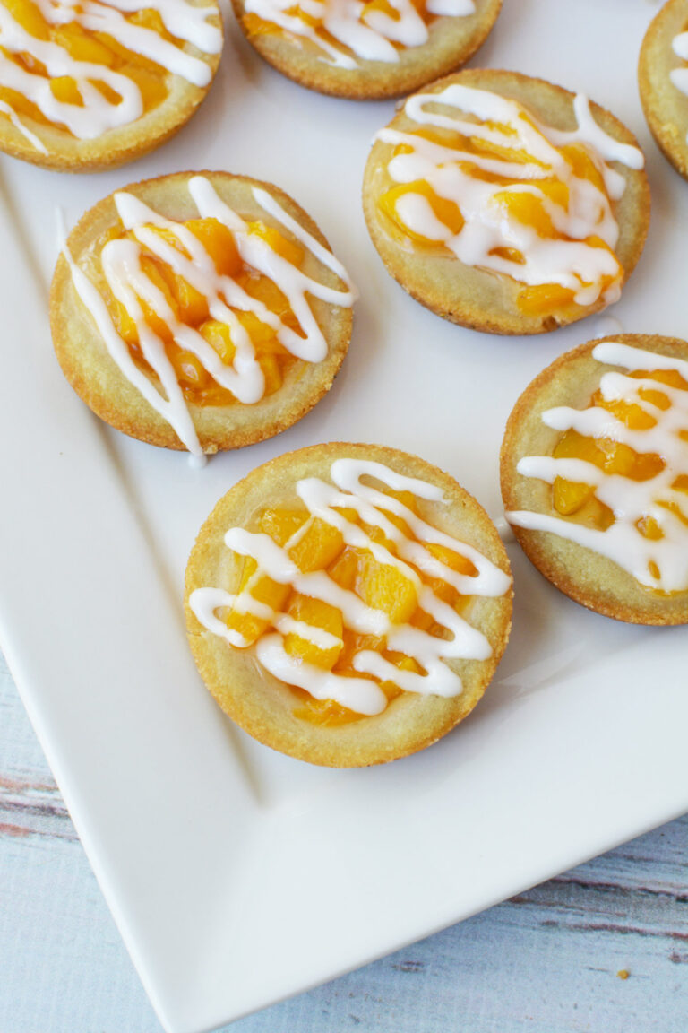 Peach Pie Cookies Recipe with Sugar Cookie Crust