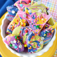 Easy DIY Rainbow Bark Candy Recipe-Cover image