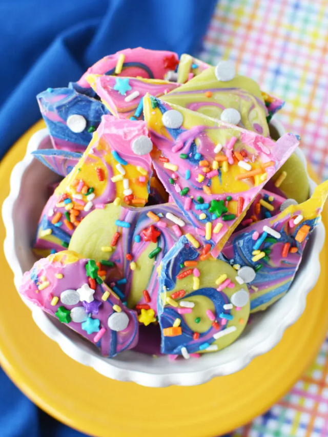Easy DIY Rainbow Bark Candy Recipe Story