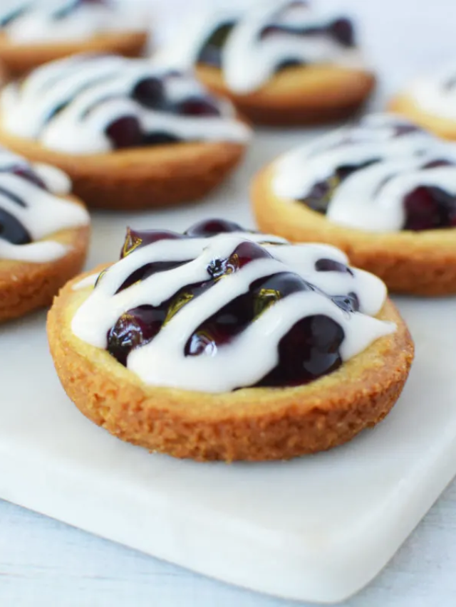 Simple Blueberry Pie Cookies Recipe with Glaze Story