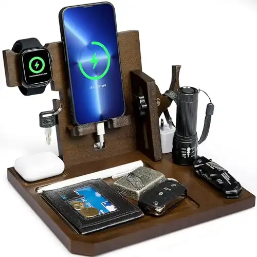 Wood Phone Docking Station