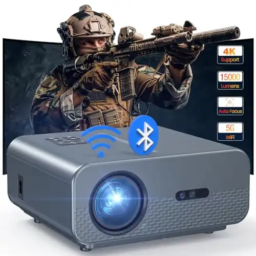 Projector with WiFi and Bluetooth