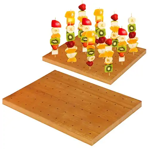 Wooden Food Skewer Holder