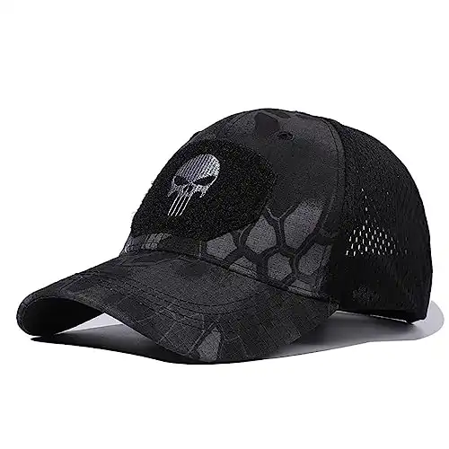 Skull Mesh Baseball Cap