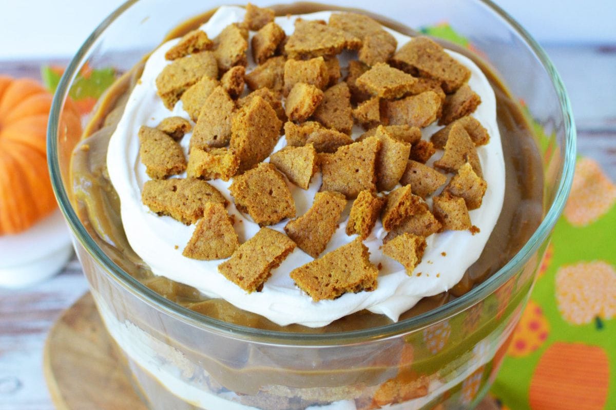 Pumpkin spice latte trifle. 