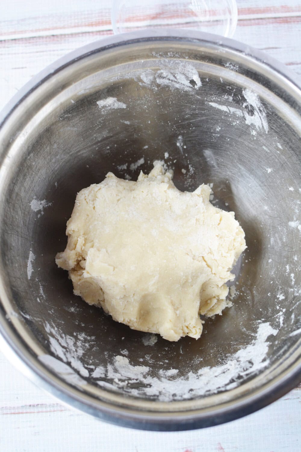 dough kneaded into a ball