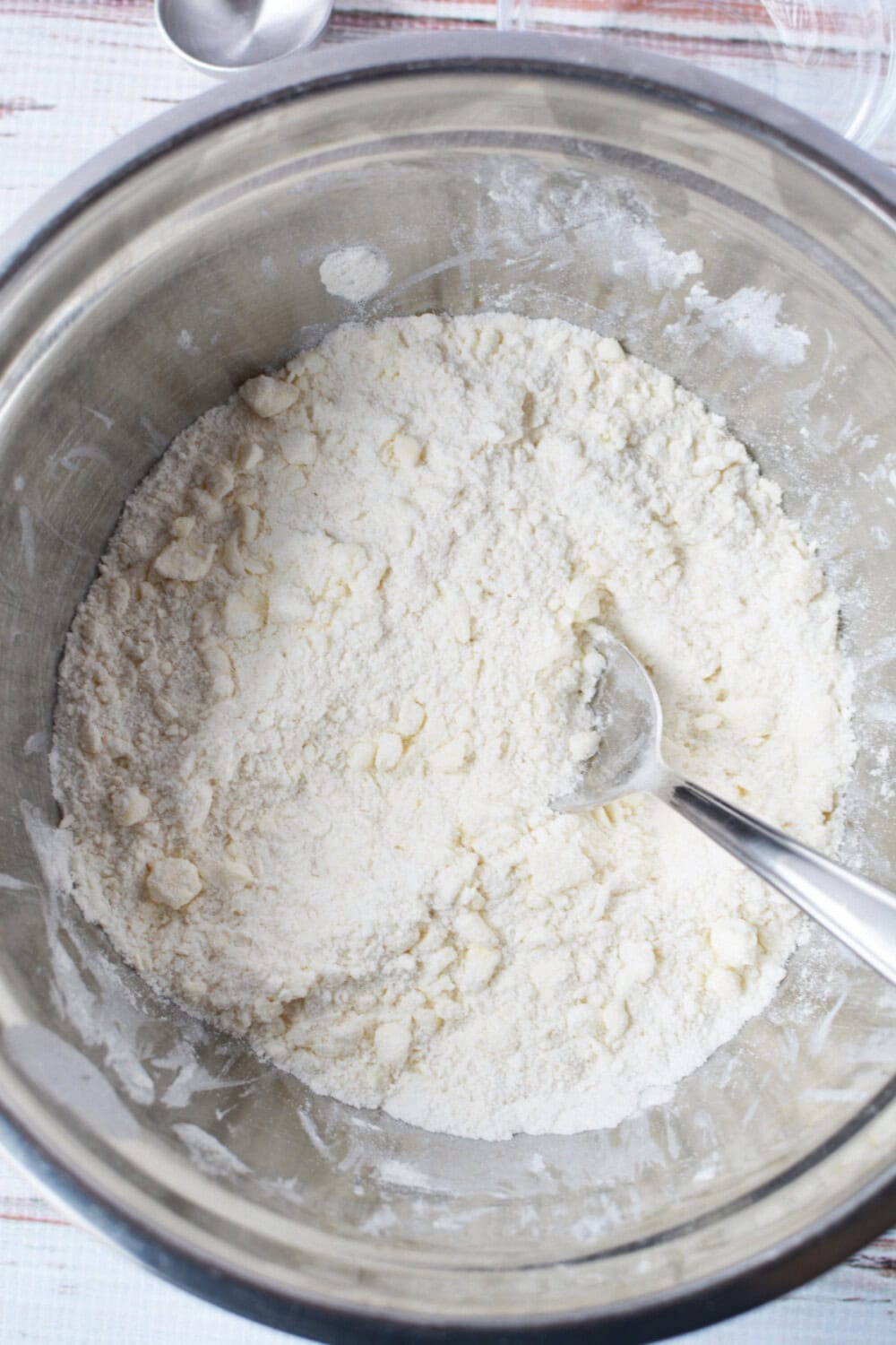 crumbly dough mixture