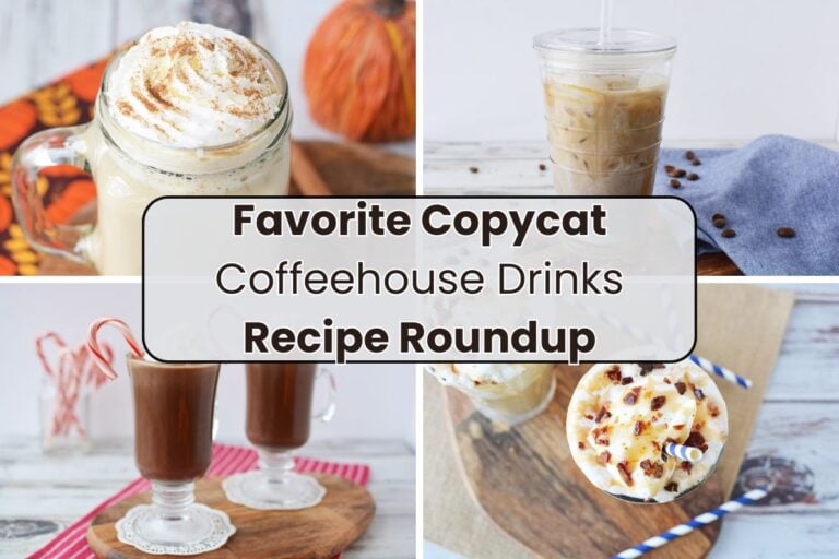 Coffeehouse drinks from copycat recipes.