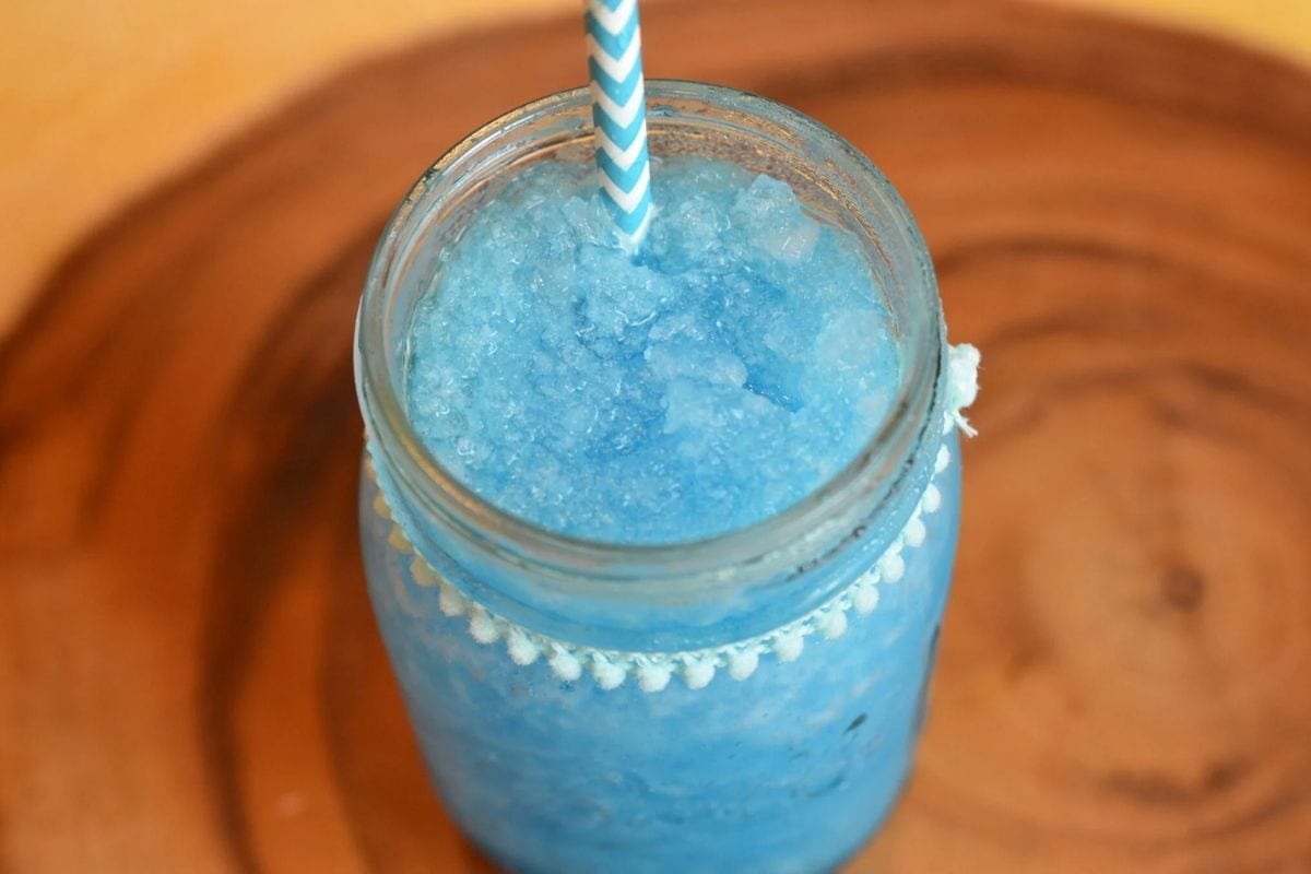 blue slushy