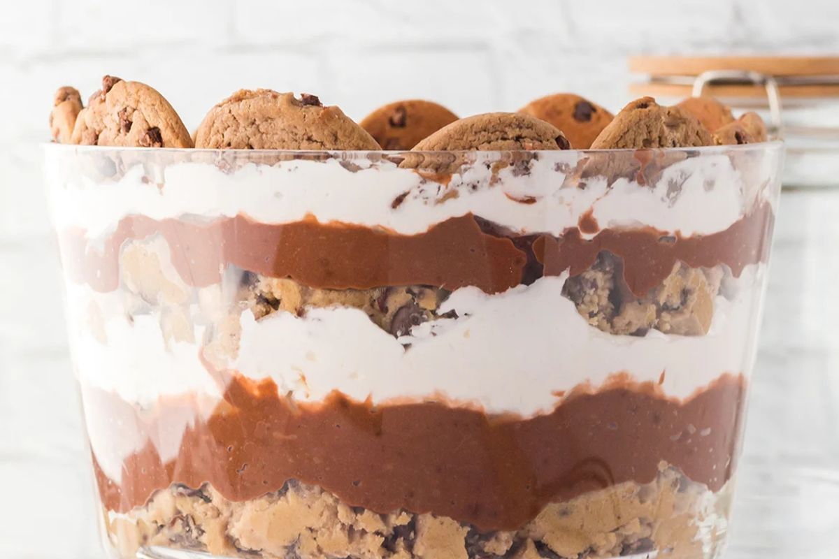 Cookie dough trifle