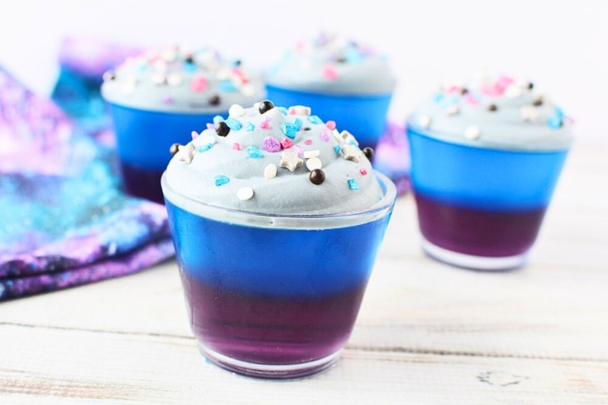 galaxy gelatin cups