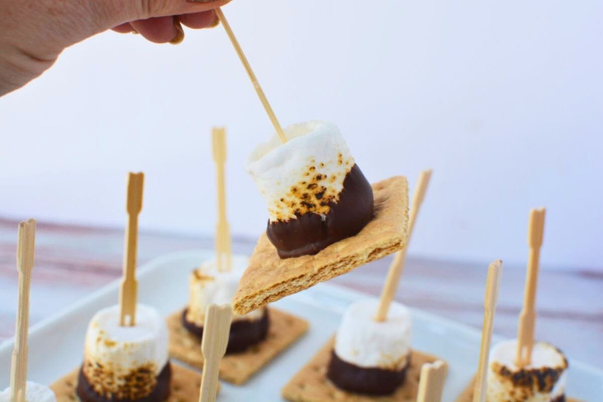smores on a stick