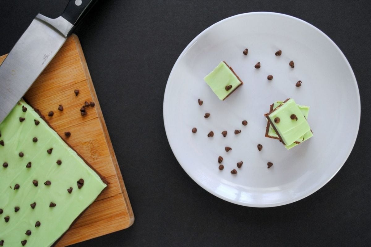 chocolate mint fudge