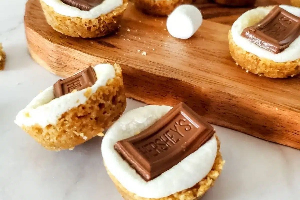 smores cookie cups