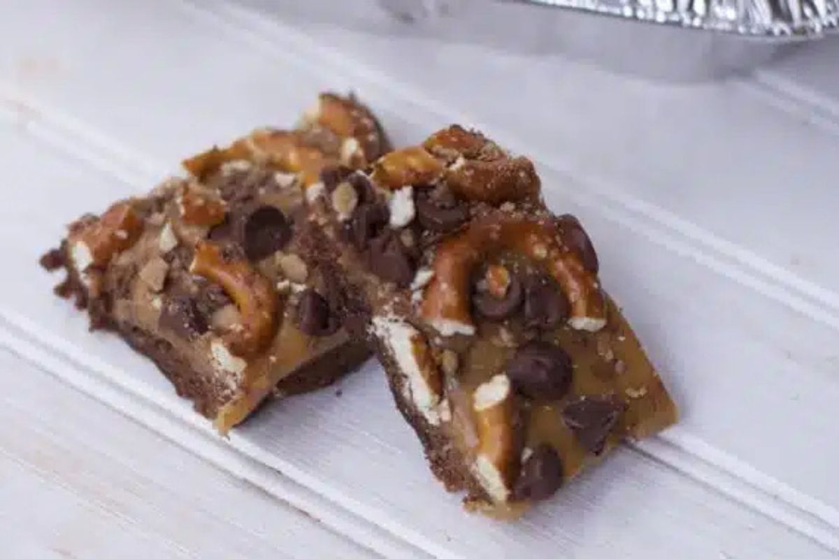 salted caramel brownies