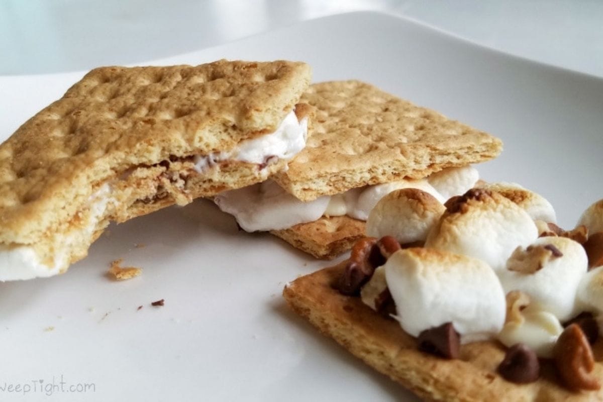 toaster oven smores