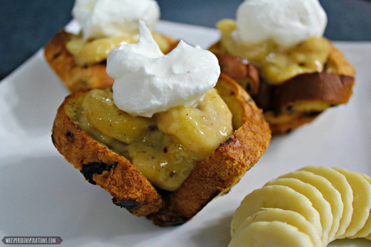 bananas foster cups