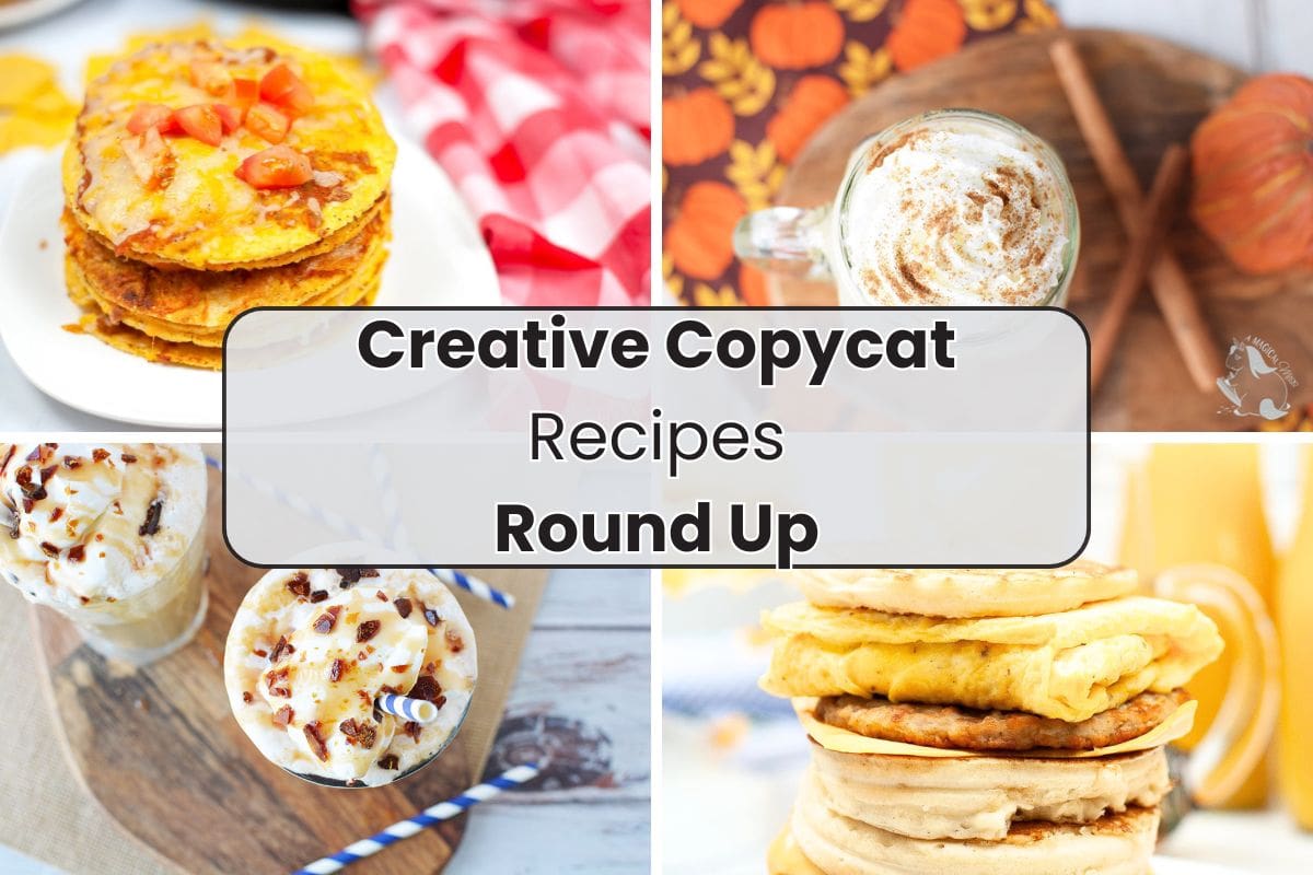 Four copycat recipes in a collage