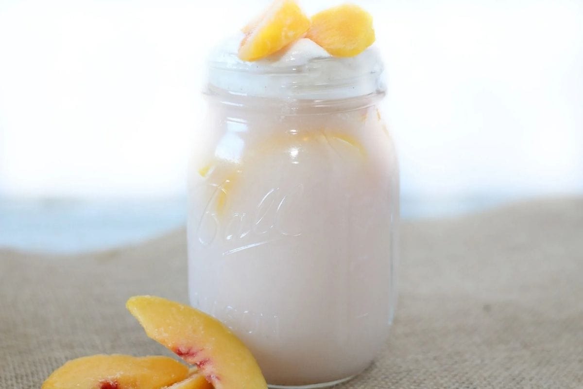 peach punch in a jar