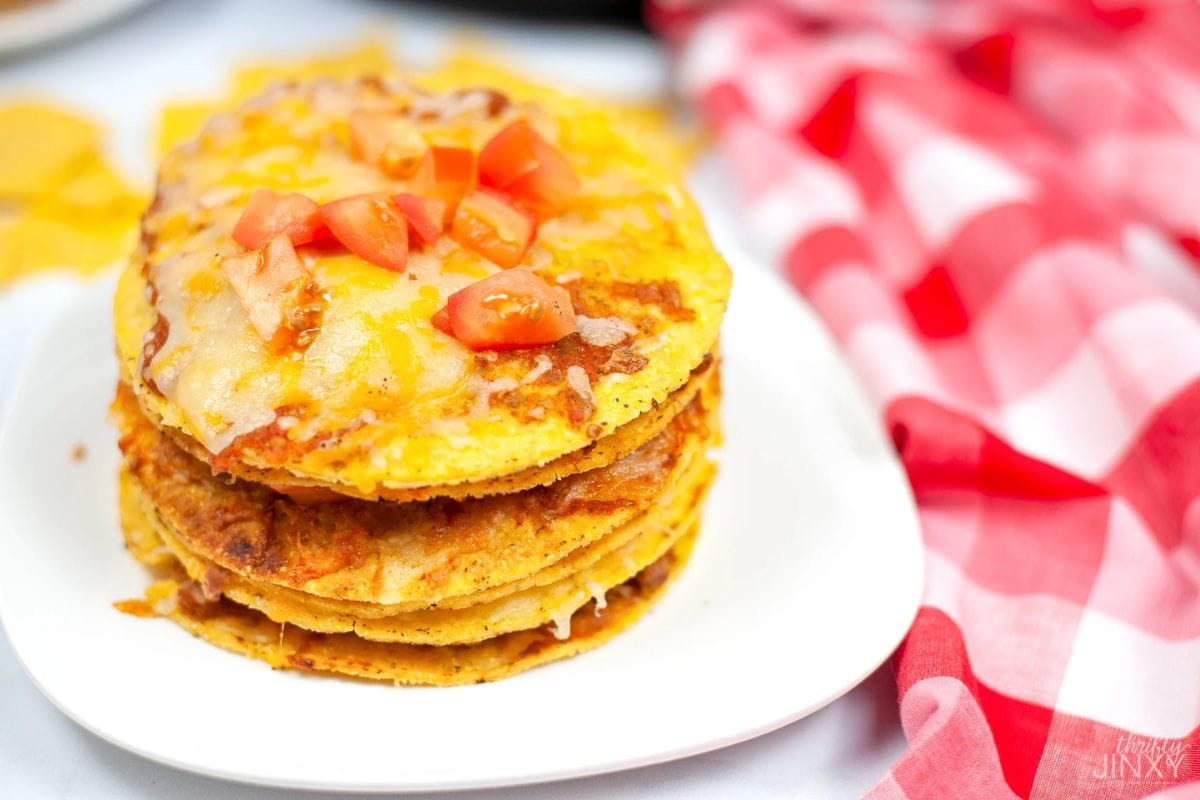 air fryer Mexican pizza