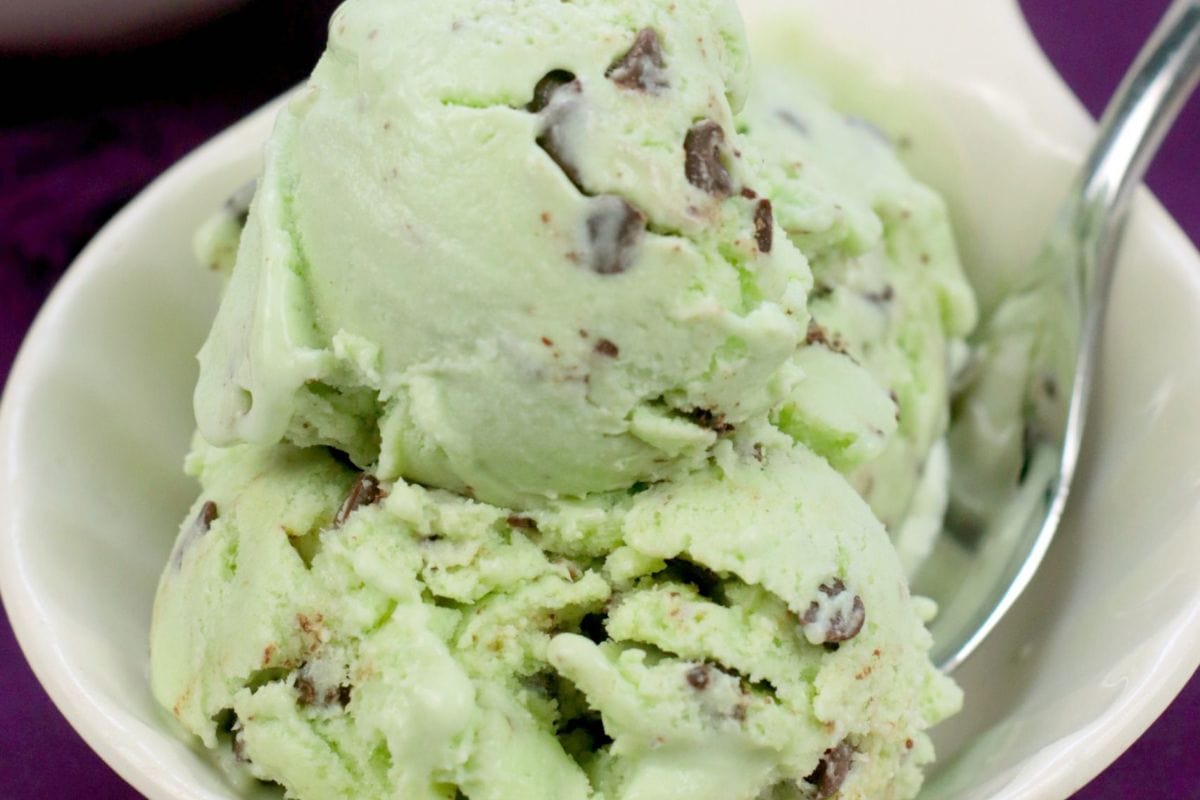 mint chip ice cream