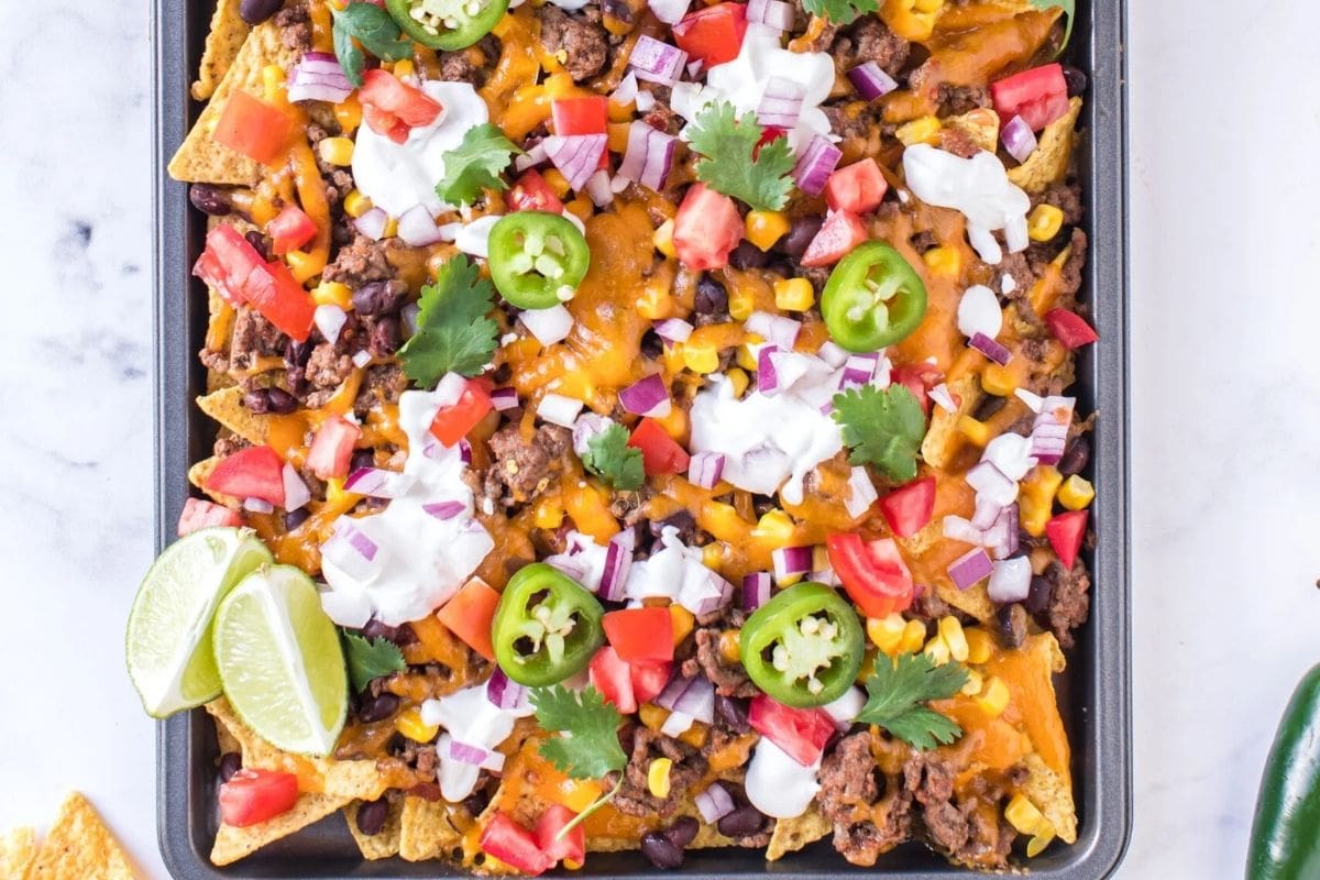 sheet pan nachos