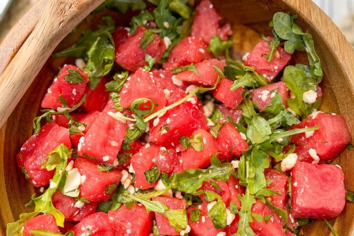 watermelon feta salad