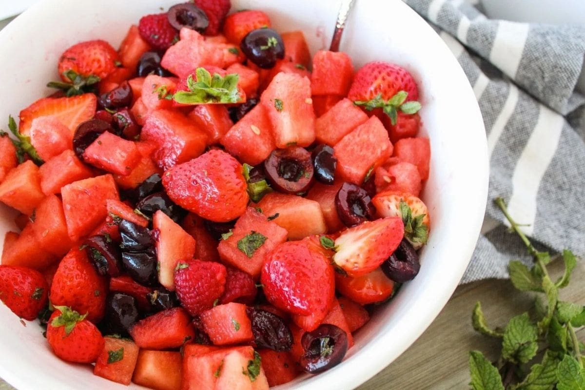 watermelon fruit salad