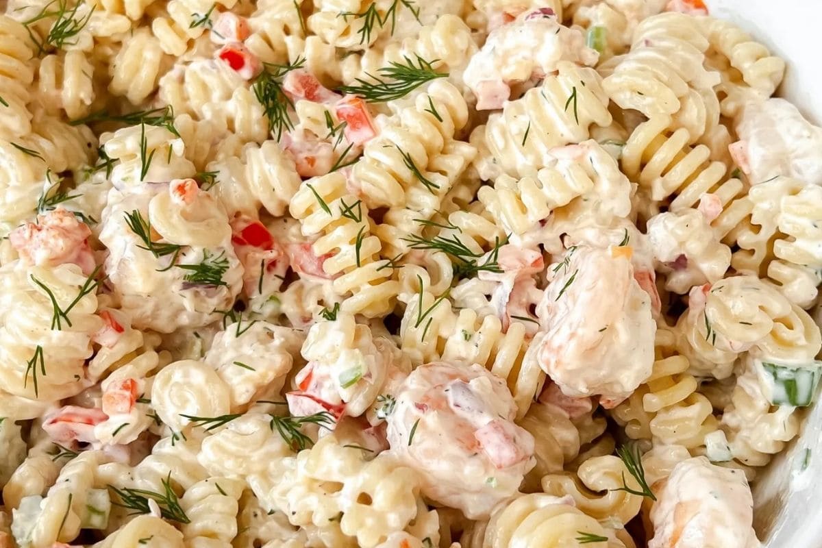 dill shrimp pasta salad