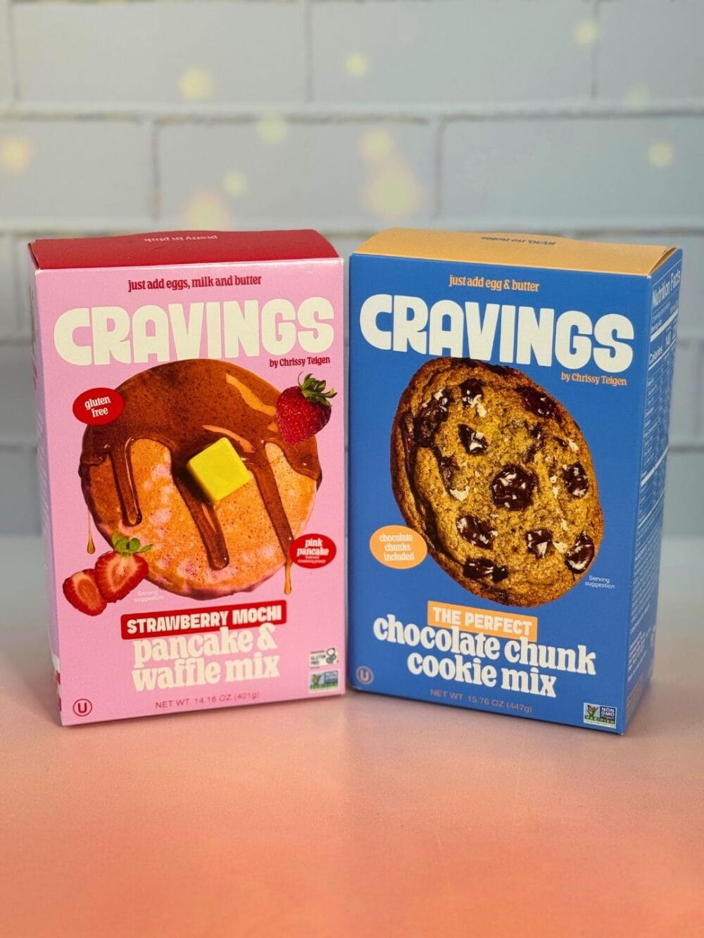 two boxes of Cravings