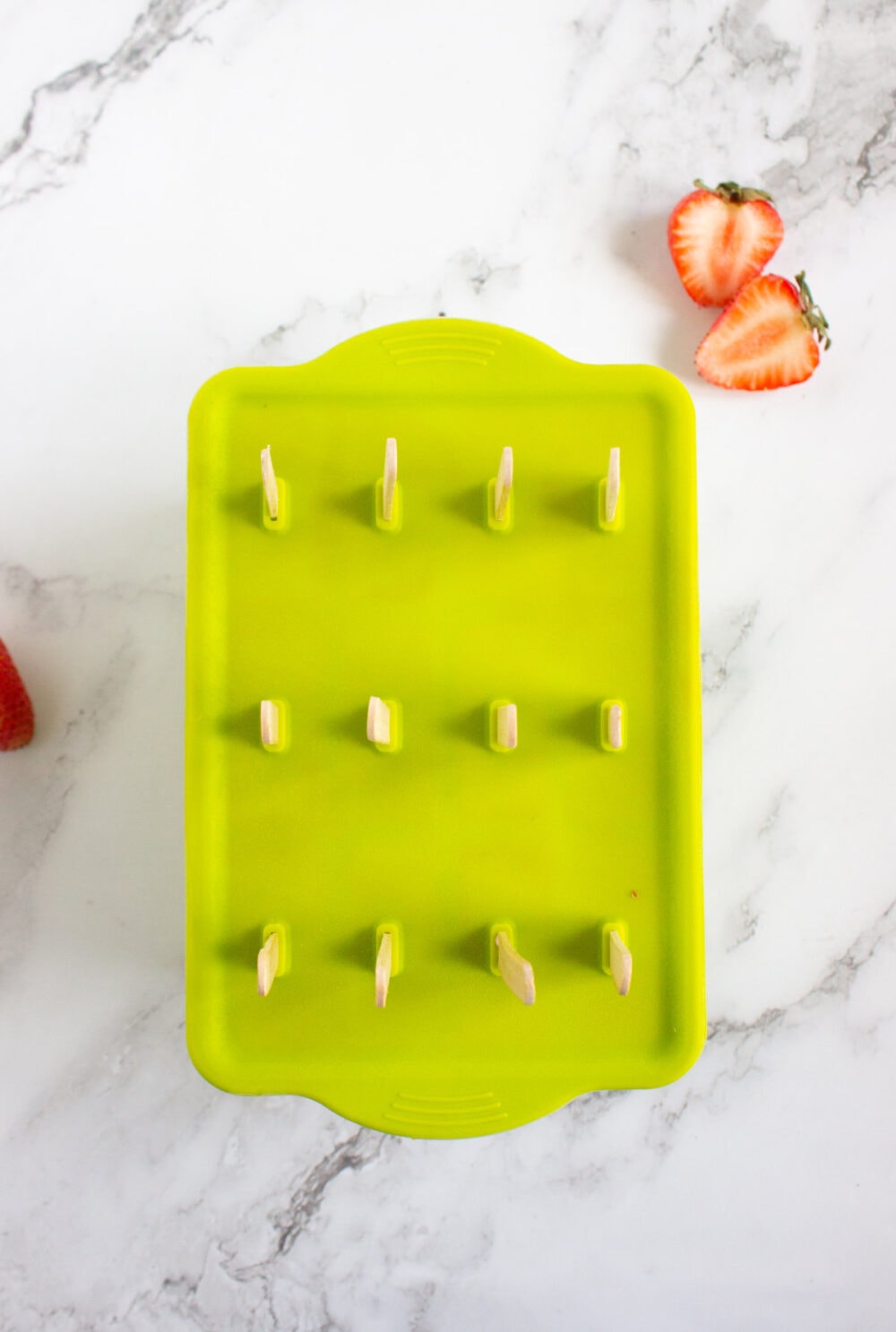 popsicle sticks in mold